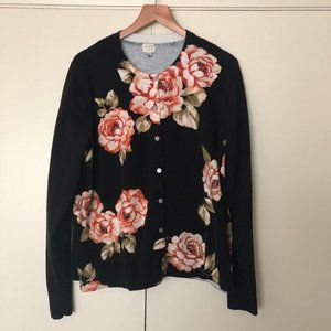 A NEW DAY Floral Cardigan Sweater XXL